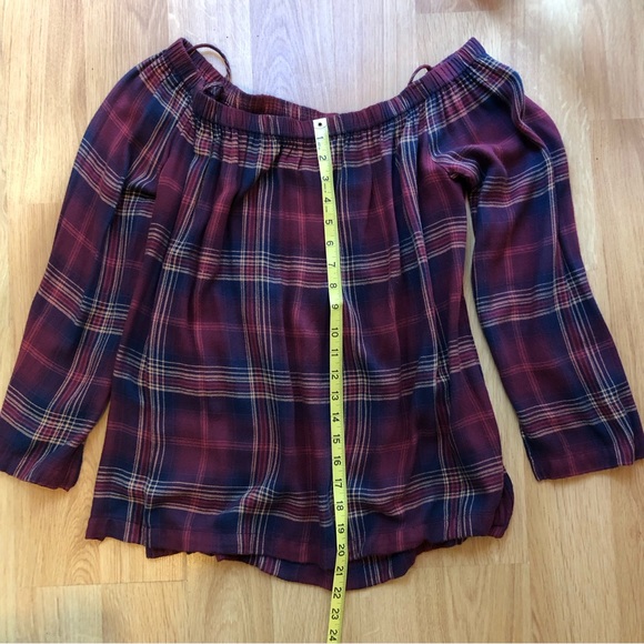 Cloth and Stone plaid top - Picture 3 of 6